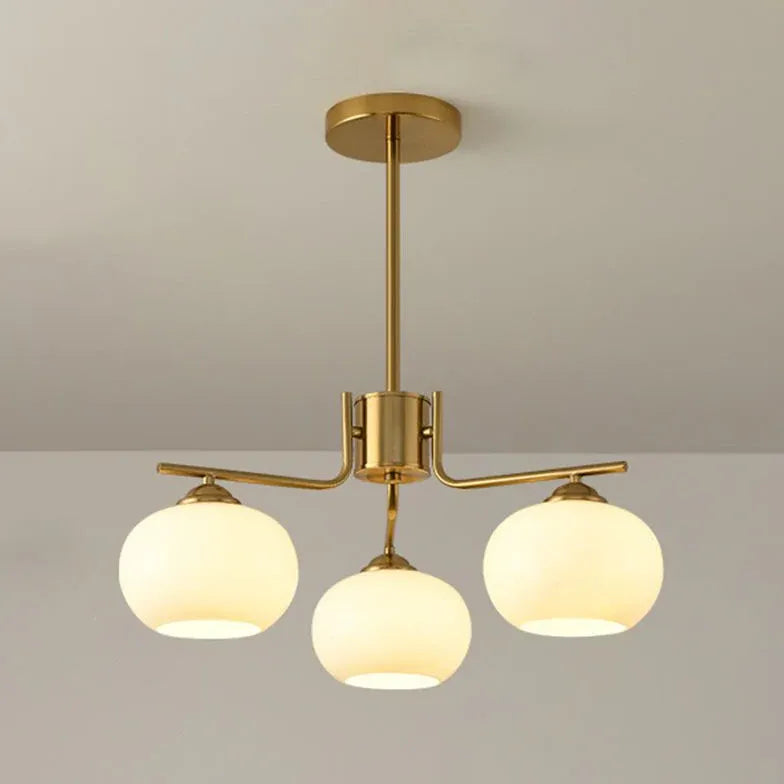 Hängelampe weiß gold im Bauhaus Vintage Stil - Clowas.de