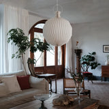 hängelampe weiß kugel nordischer Stil minimalistisches Design - Clowas.de