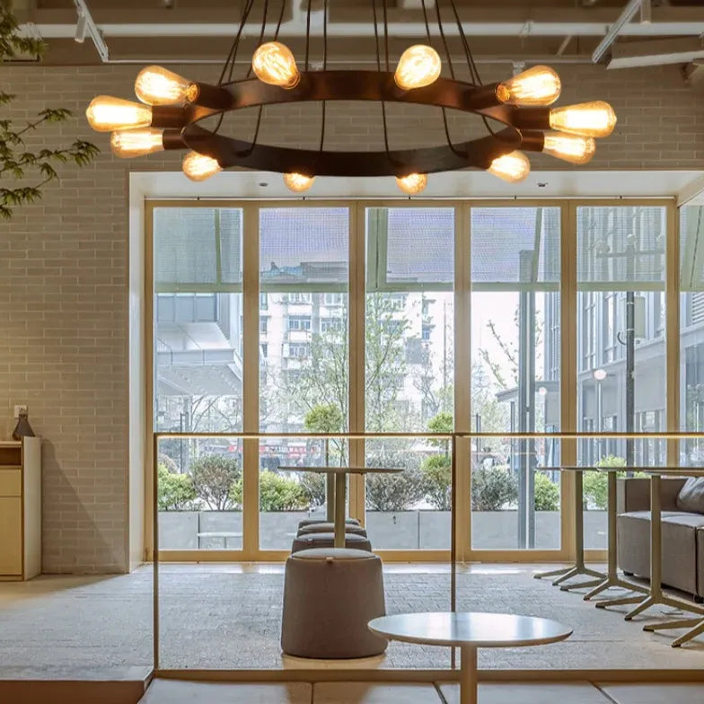 Hängelampe wohnzimmer industrial im amerikanischen Retro-Stil - Clowas.de