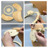 holz hängelampe esszimmer nordisches modernes design elegant - Clowas.de