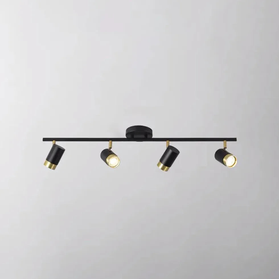 Industrie Deckenstrahler in modernem schwarzen Design - Clowas.de