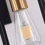 Industrie Wandlampe im schlichten Metallrahmen Design - Clowas.de