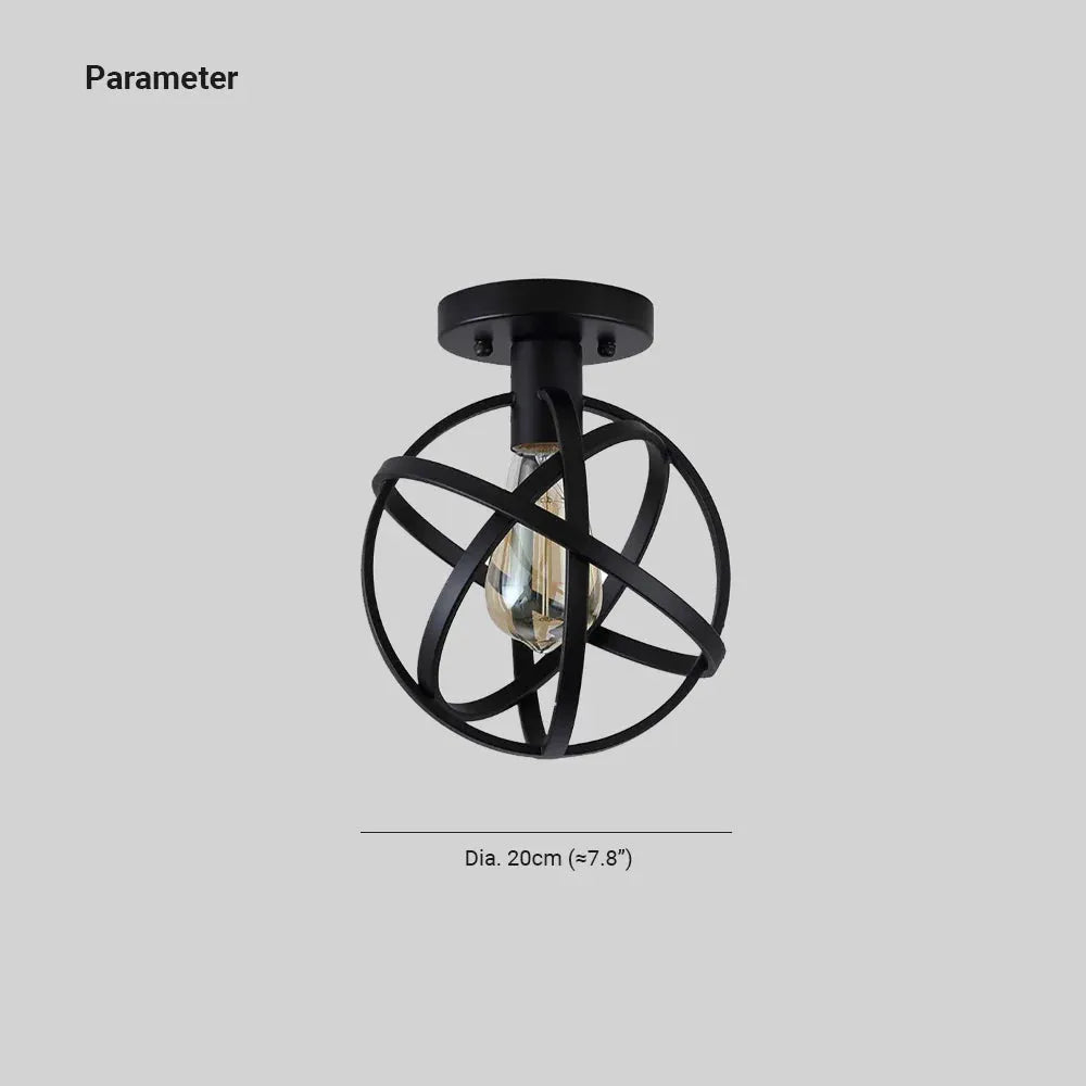 Industrielle Deckenleuchte im Retro-Stil, einfach - Clowas.de