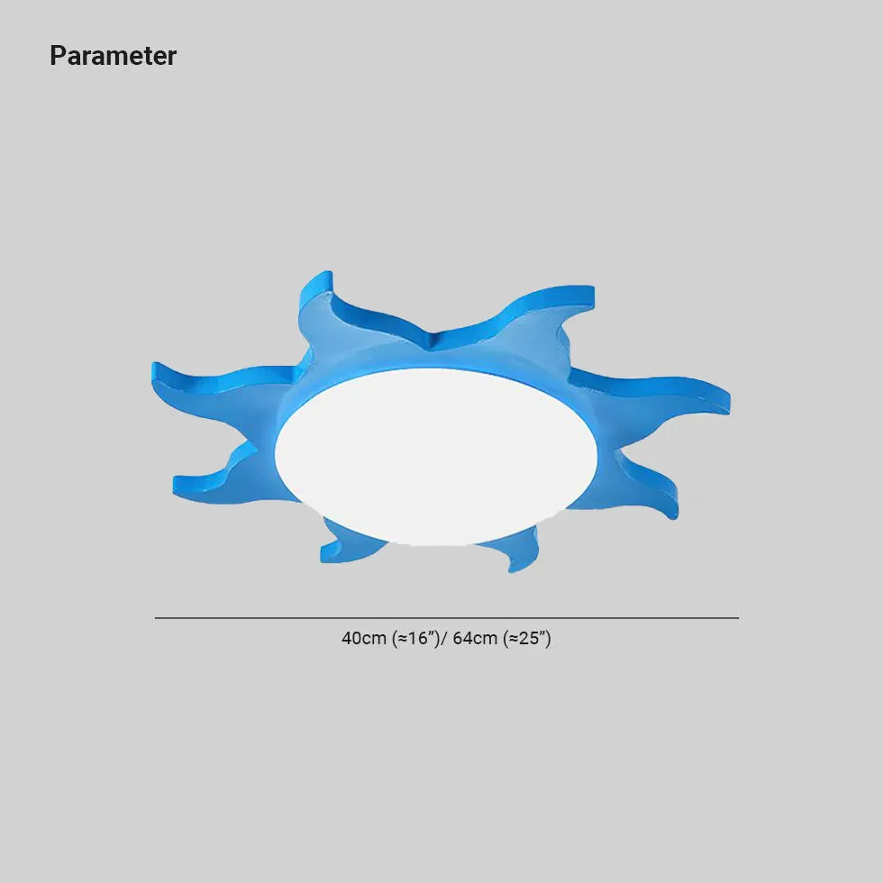 Kinderzimmer Deckenleuchte LED Sonnenform kreative Deckenlampe - Clowas.de