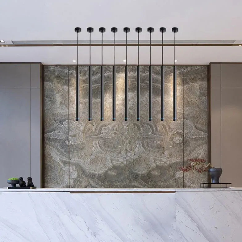 Kleine zylindrische moderne nordische Hängeleuchte Kücheninsel - Clowas.de