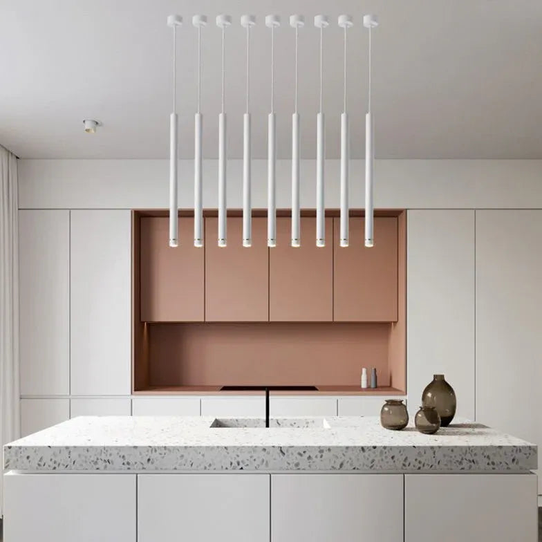 Kleine zylindrische moderne nordische Hängeleuchte Kücheninsel - Clowas.de