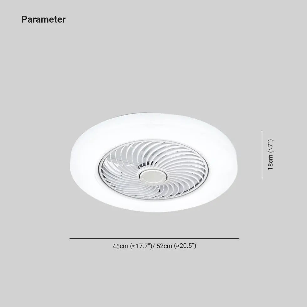 Kleiner Deckenventilator mit Licht im modernen Stil - Clowas.de