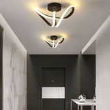 Deckenleuchte Flur Schwarz Skandinavische LED Deckenlampe - Clowas.de