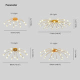 Moderne Deckenleuchten für Wohnzimmer Kreative LED Deckenlampe - Clowas.de