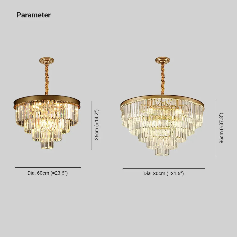 Kristall deckenleuchte modern im amerikanischen Luxusdesign - Clowas.de