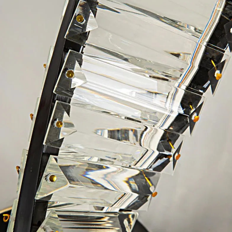 Design Wandleuchten Wohnzimmer Schwarz Doppelspirale Eleganz - Clowas.de