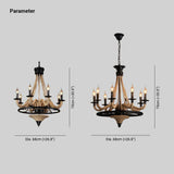 Kronleuchter für Kerzen im Retro Industrie Stil - Clowas.de