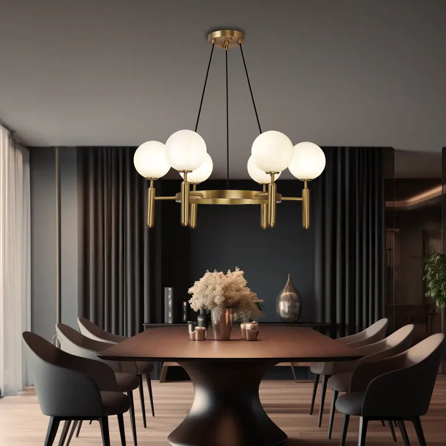 Hängelampen gold im modernen luxuriösen Stil - Clowas.de