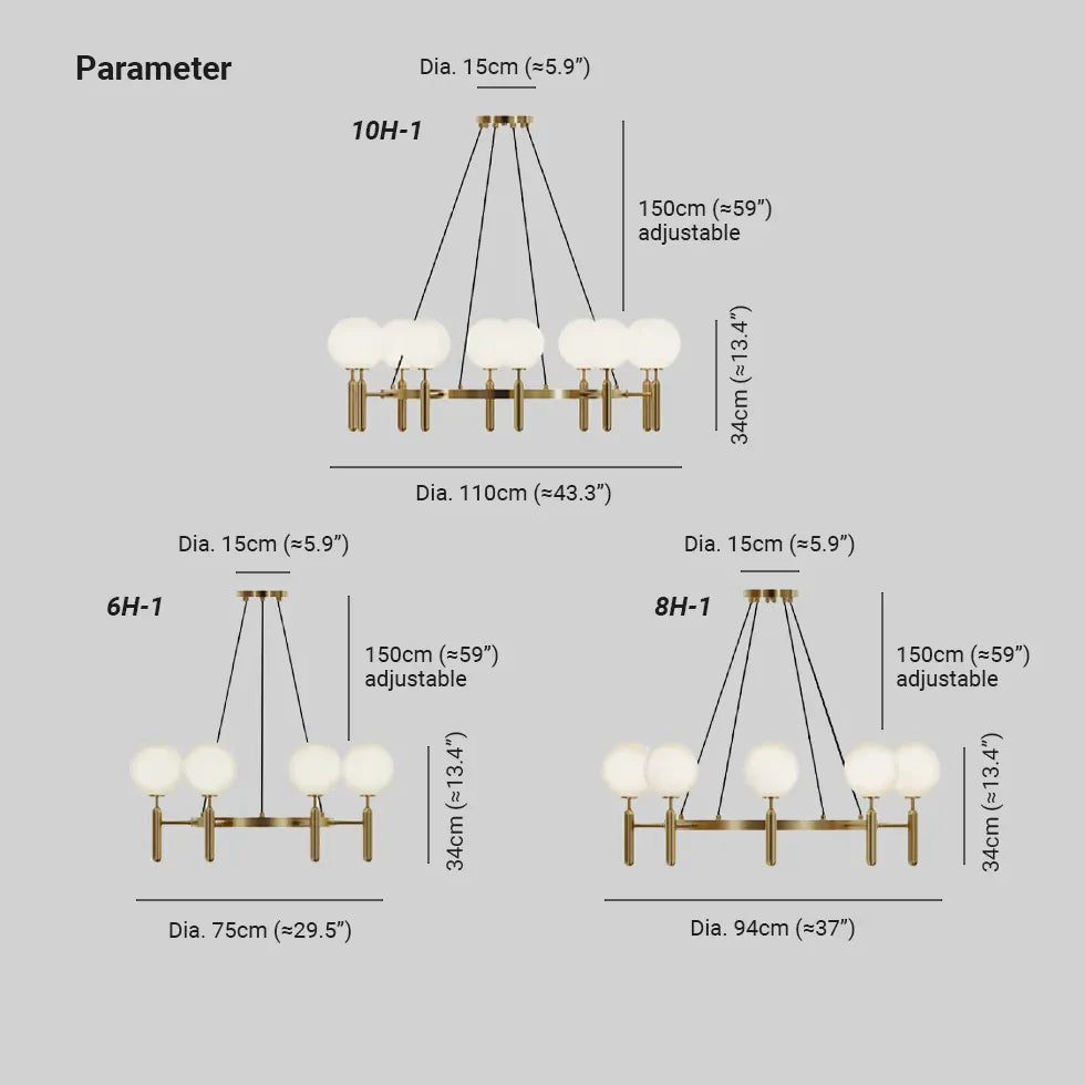 Hängelampen gold im modernen luxuriösen Stil - Clowas.de