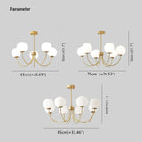 Kronleuchter Kugel Nordisch Modern Glas Luxus - Clowas.de