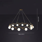 Kronleuchter modern wohnzimmer mit einfachem Ringdesign - Clowas.de