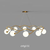 Kronleuchter modern wohnzimmer mit einfachem Ringdesign - Clowas.de