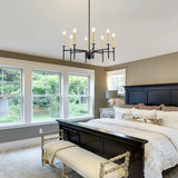 Kronleuchter mit LED moderne nordische schwarze Eleganz - Clowas.de