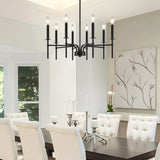 Kronleuchter mit LED moderne nordische schwarze Eleganz - Clowas.de