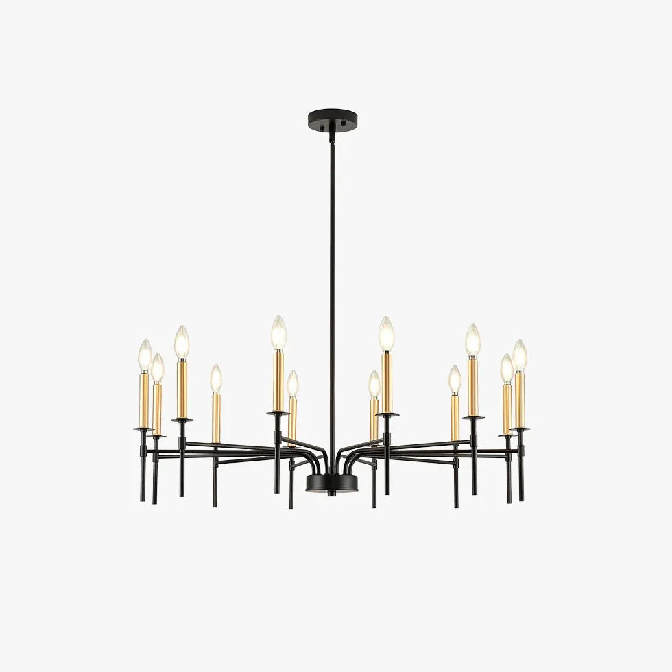 Kronleuchter mit LED moderne nordische schwarze Eleganz - Clowas.de