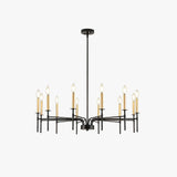 Kronleuchter mit LED moderne nordische schwarze Eleganz - Clowas.de