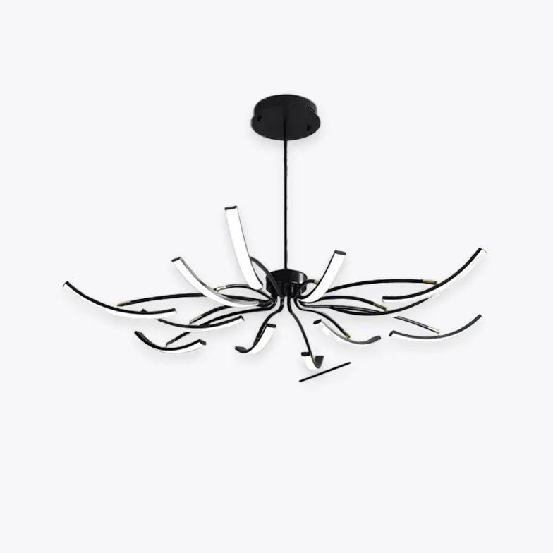 Kronleuchter schwarz metall im nordischen modernen Stil - Clowas.de