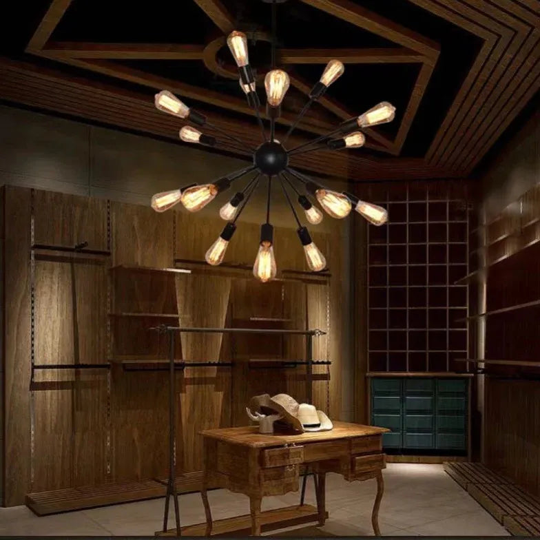 Kronleuchter Schwarz Modern im Industrie-Design - Clowas.de