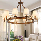 Kronleuchter Weiss im amerikanischen Landhaus-Industrie-Stil - Clowas.de