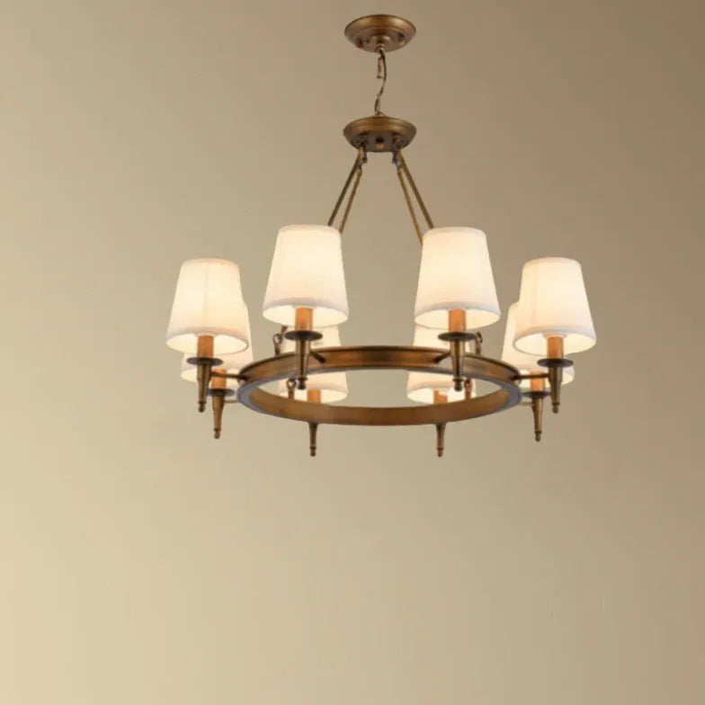 Kronleuchter Weiss im amerikanischen Landhaus-Industrie-Stil - Clowas.de