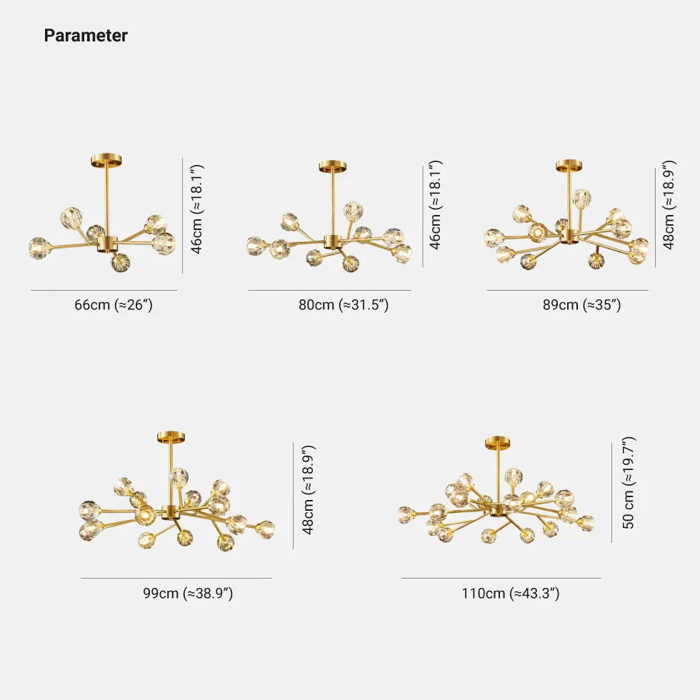 Küche Hängelampen aus Kristall im luxuriösen Stil - Clowas.de