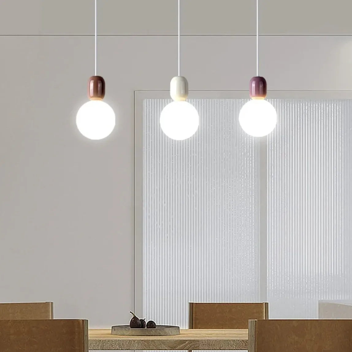 Kugel Pendelleuchte Glas Nordisch Modern Einfach Runde - Clowas.de