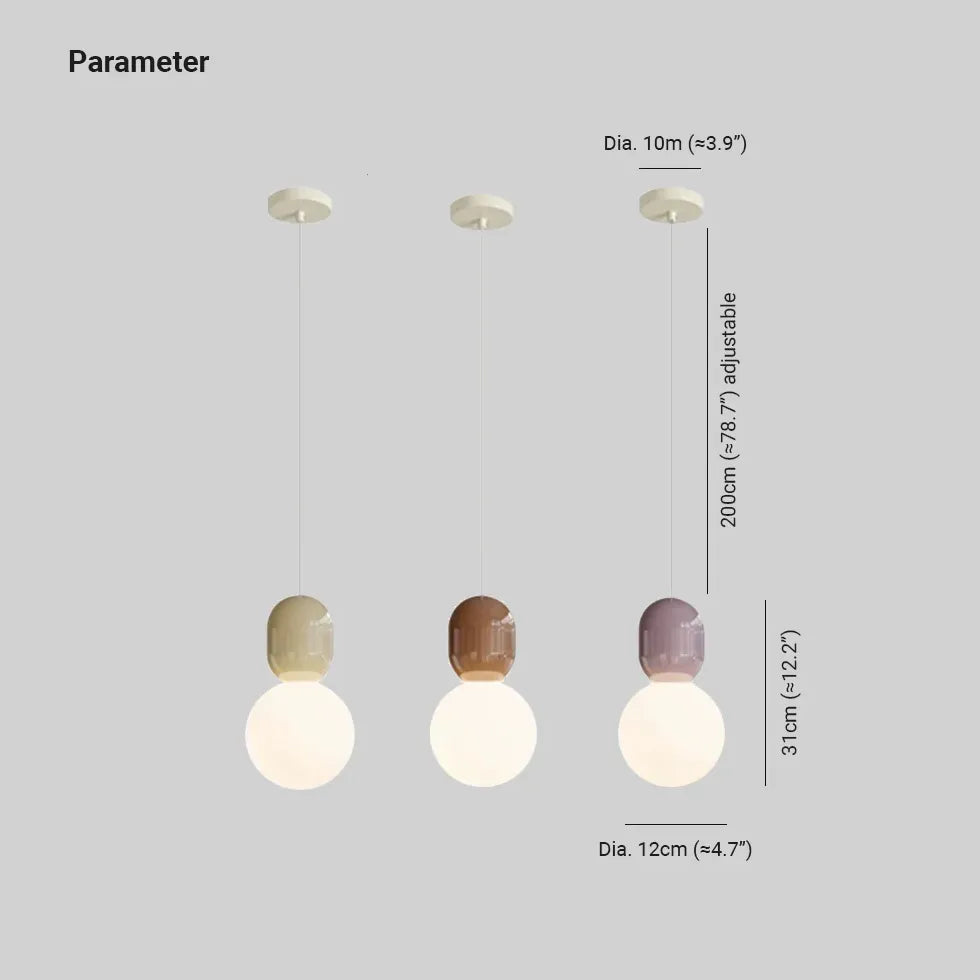 Kugel Pendelleuchte Glas Nordisch Modern Einfach Runde - Clowas.de