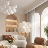 Kugel Pendelleuchte Weiß modernes elegantes Design Nordic - Clowas.de