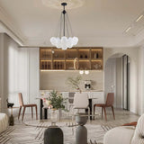 Kugel Pendelleuchte Weiß modernes elegantes Design Nordic - Clowas.de