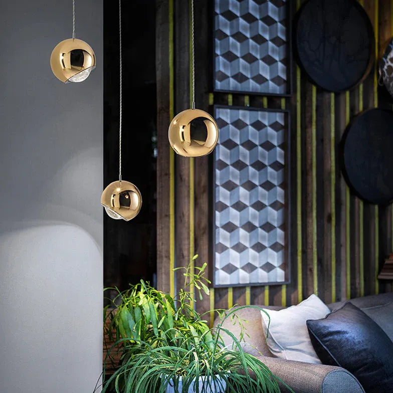 Kugel Pendelleuchte Wohnzimmer modernes minimalistisches Nordischdesign - Clowas.de