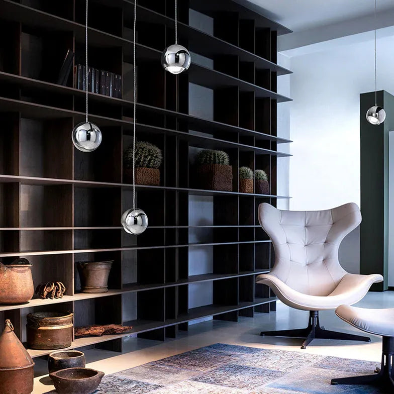Kugel Pendelleuchte Wohnzimmer modernes minimalistisches Nordischdesign - Clowas.de