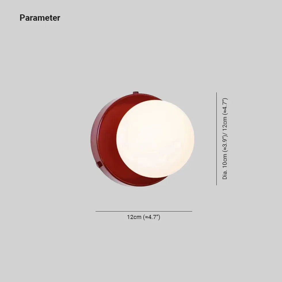 Kugel Wandleuchte für modernes minimalistisches Schlafzimmer - Clowas.de