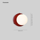 Kugel Wandleuchte für modernes minimalistisches Schlafzimmer - Clowas.de