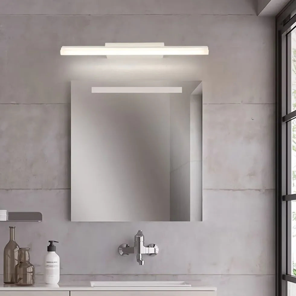 Badezimmer LED Wandleuchte modern weiß minimalistisch - Clowas.de