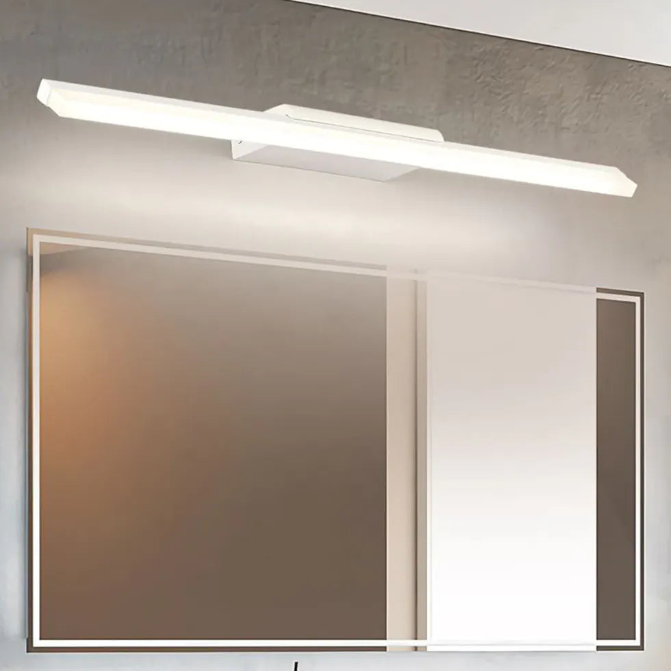 Badezimmer LED Wandleuchte modern weiß minimalistisch - Clowas.de