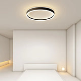 LED Deckenleuchte dimmbar schlafzimmer nordisch modern rund - Clowas.de