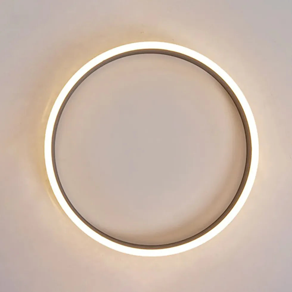 LED Deckenleuchte dimmbar über Lichtschalter modern rund - Clowas.de