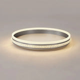 LED Deckenleuchte dimmbar über Lichtschalter modern rund - Clowas.de