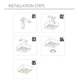 LED Deckenleuchte klein Holzbox schlicht - Clowas.de