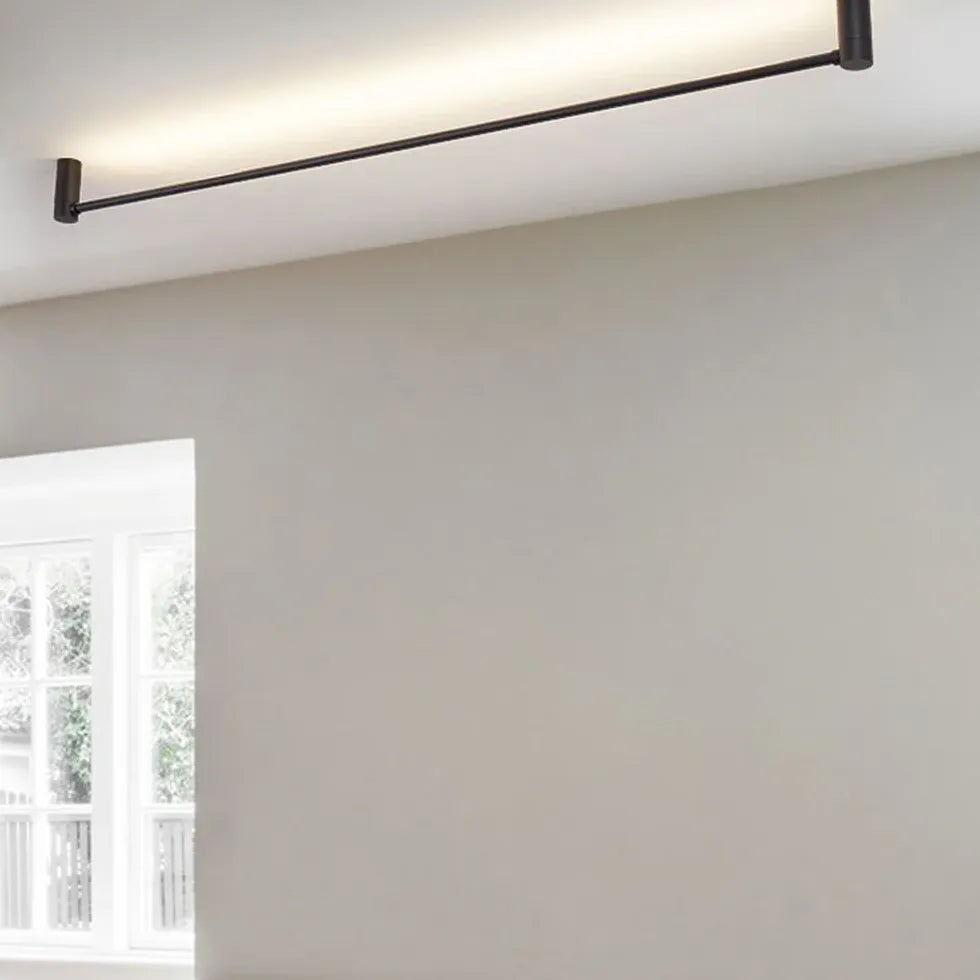 LED Deckenleuchte lang minimalistisch nordisch Schlafzimmer - Clowas.de