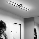 LED Deckenleuchte rechteckig flach modern und minimalistisch - Clowas.de