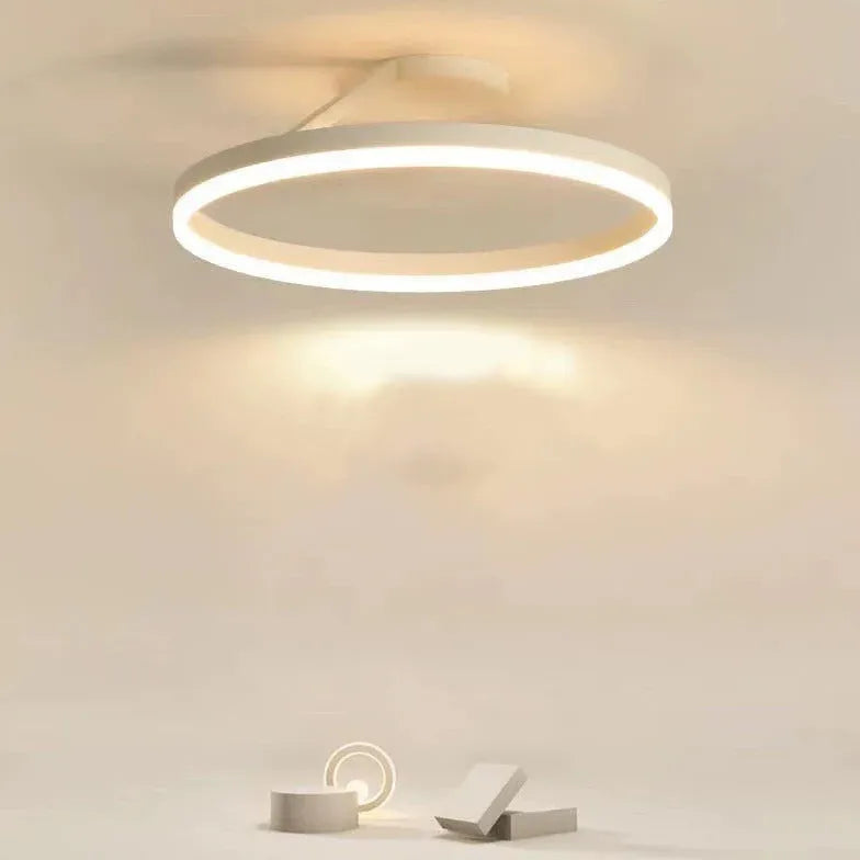 LED Deckenleuchte Ringe in schwarzem modernem Stil - Clowas.de