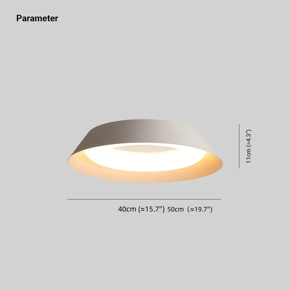 LED-Deckenleuchte rund 40 cm nordisches modernes Design - Clowas.de