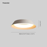 LED-Deckenleuchte rund 40 cm nordisches modernes Design - Clowas.de