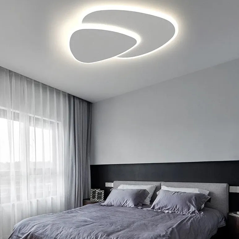 LED Deckenleuchte Wohnzimmer dimmbar Dreieck Kunst modern - Clowas.de